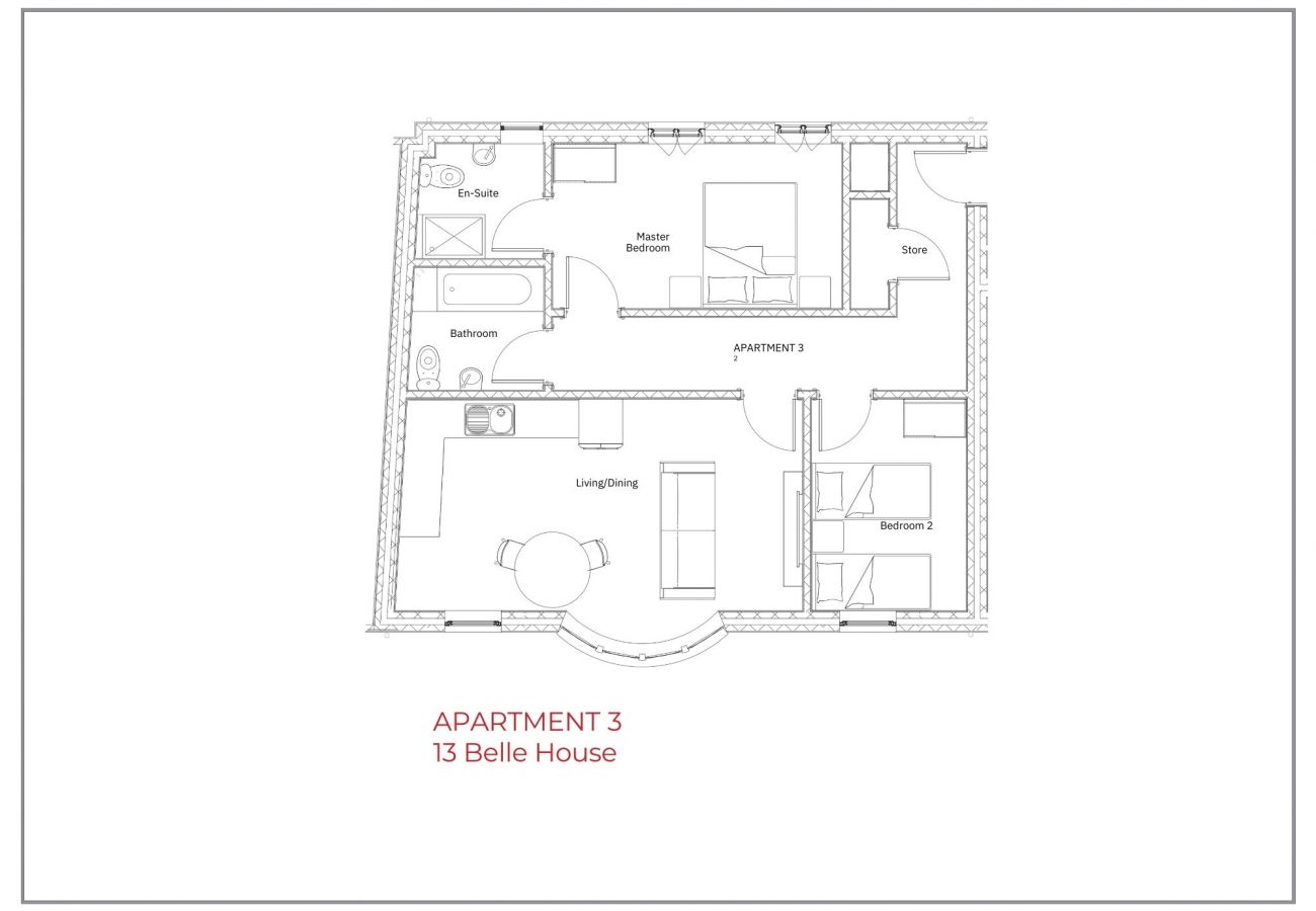 Ferienwohnung in Filey - Belle House, Apt 3