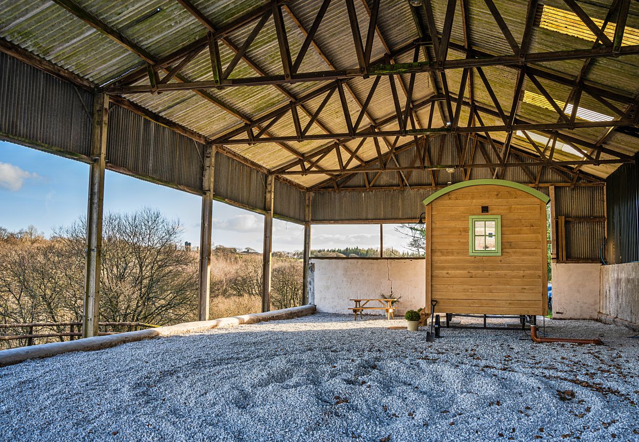 Agrotourismus in Beaworthy - The Shepherd's Hut at Northcombe Farm