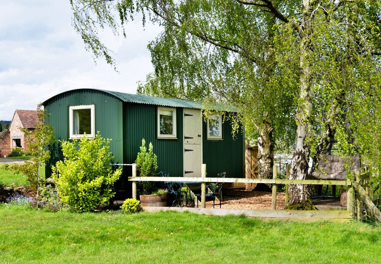 Blockhütte in Nordley - Hay and Hedgerow Glamping