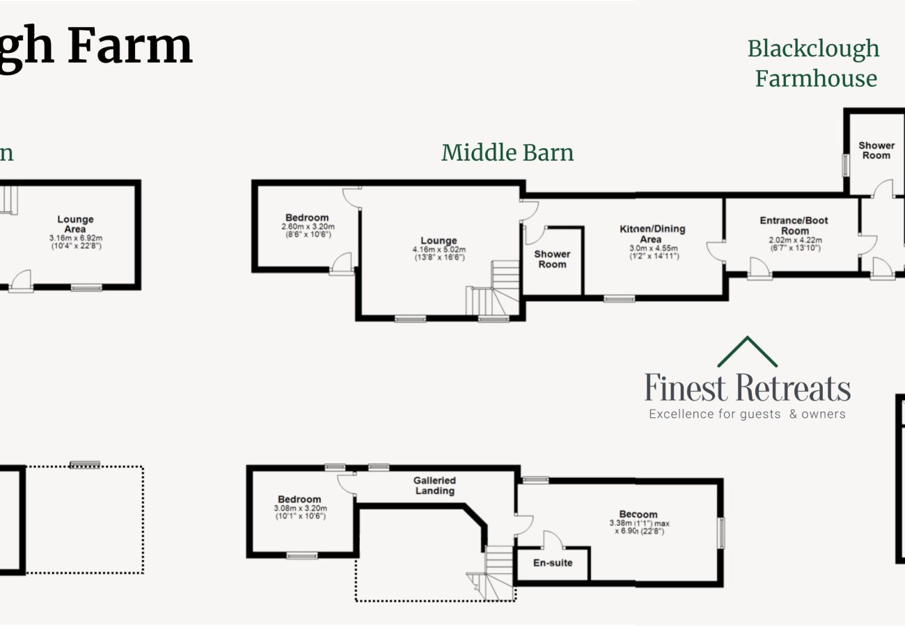 Landhaus in Buxton - The Cottages Collection at Blackclough Farm