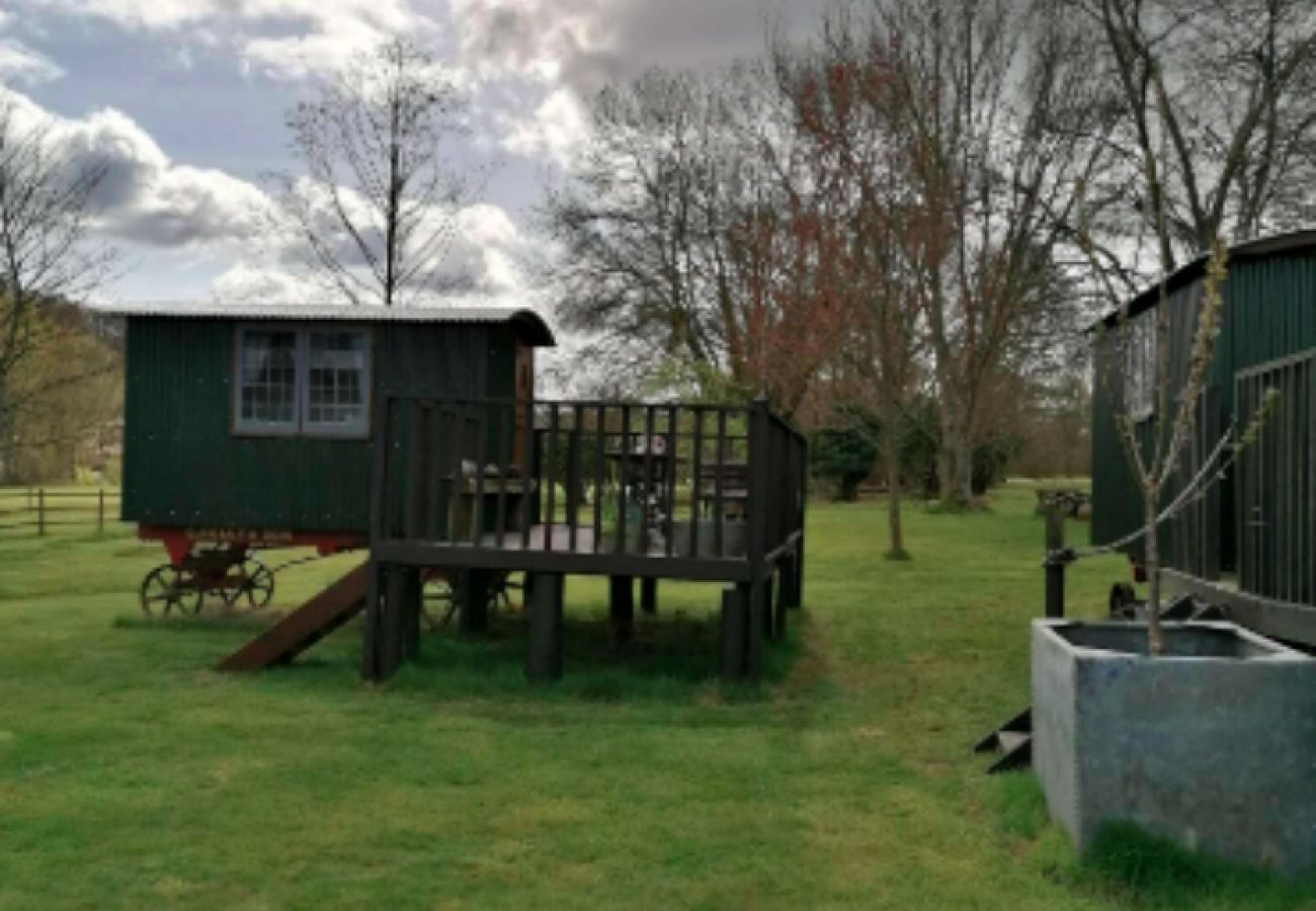 Chalet in Romsey - Shepherd's Hut at Hilltop Farm